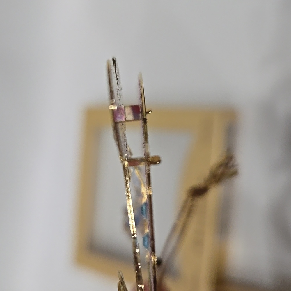 Baldwin Brass 24kt Gold Snippety‎ Snowman Ornament Christmas Holiday - Picture 9 of 15